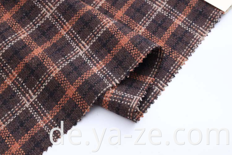 Klassiker Design Check Plaid Tweed Hersteller Garn gefärbte Stoffwolle Wolle für Männer Hemd Frauen Bluse Tuch